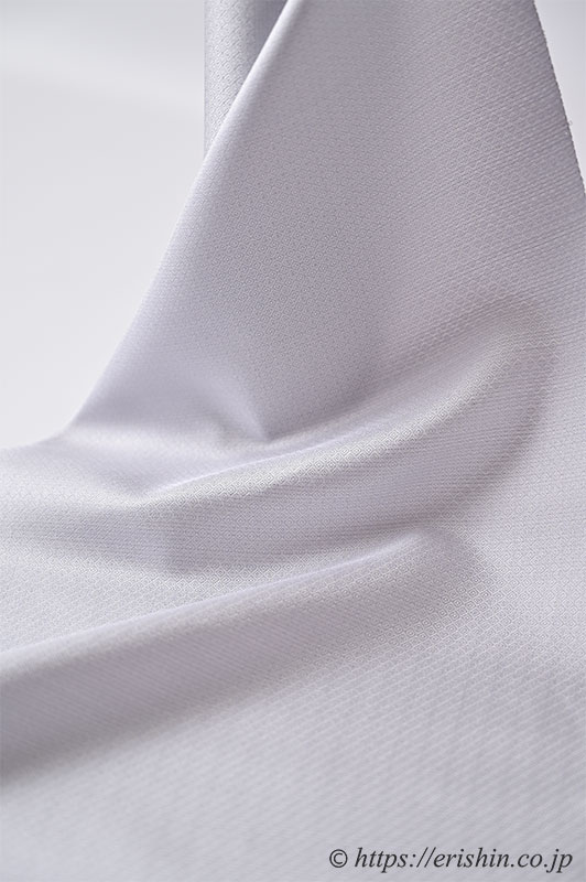 下井伸彦 下井紬/無地まるまなこ（淡藤色）下井伸彦『着物・呉服えり新』
