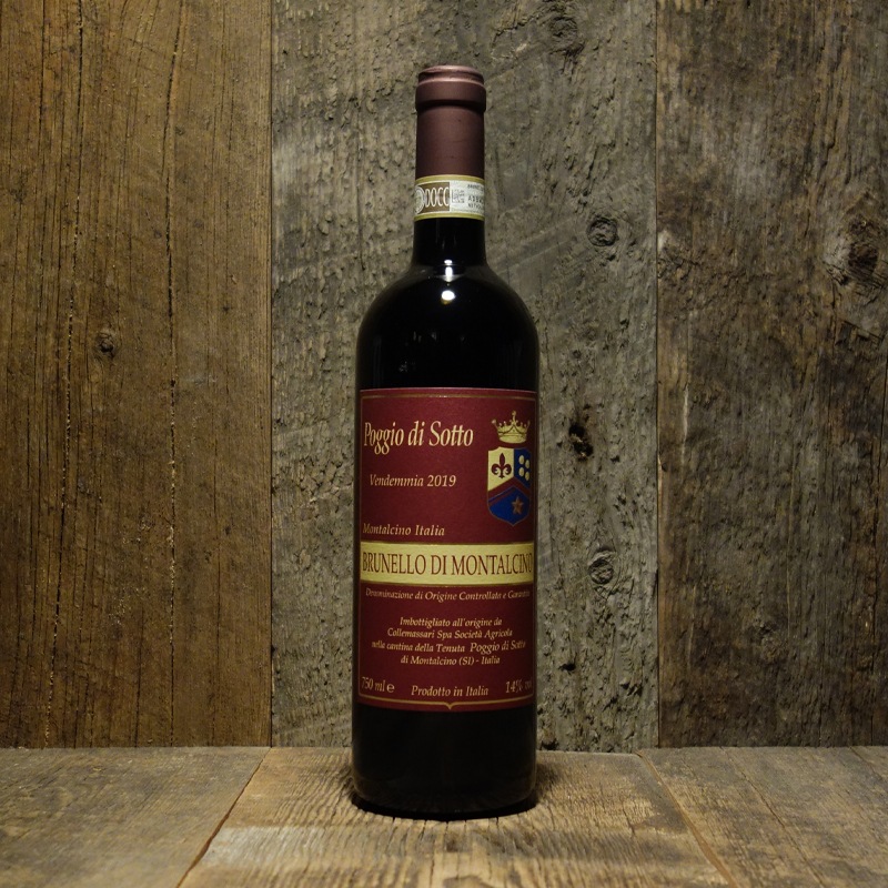 ポッジョ・ディ・ソット＞ブルネッロ・ディ・モンタルチーノ 20219<br