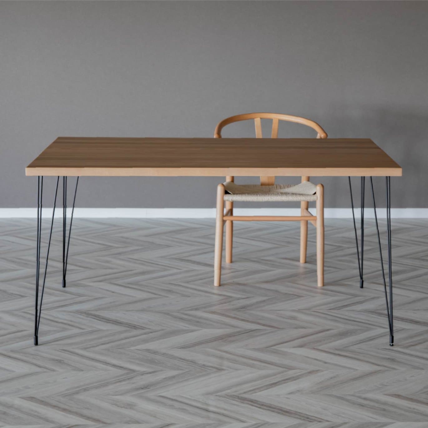 幅140］ LEGO ｜ アイアン脚 ダイニングテーブル