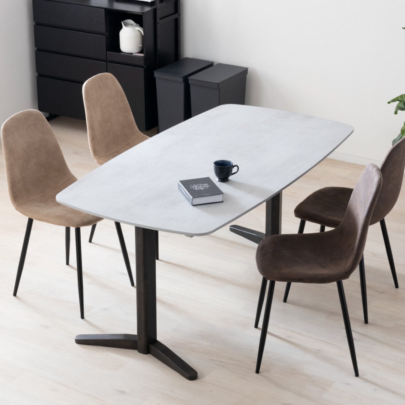 幅160］ レクサンド ｜ メラミン化粧板 ダイニングテーブル