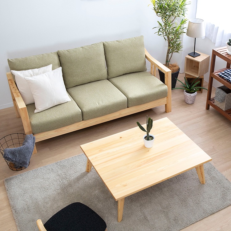 ローテーブル リビングテーブル ひのき 天然木 MY 100 CT｜家具の通販