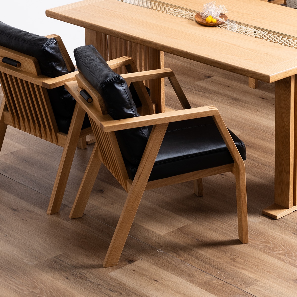 座面高さ44.5］ 優雅 OAK ｜ 1人用 ダイニングチェア