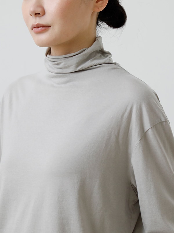evam eva｜cut&sew turtleneck｜ladies',tops