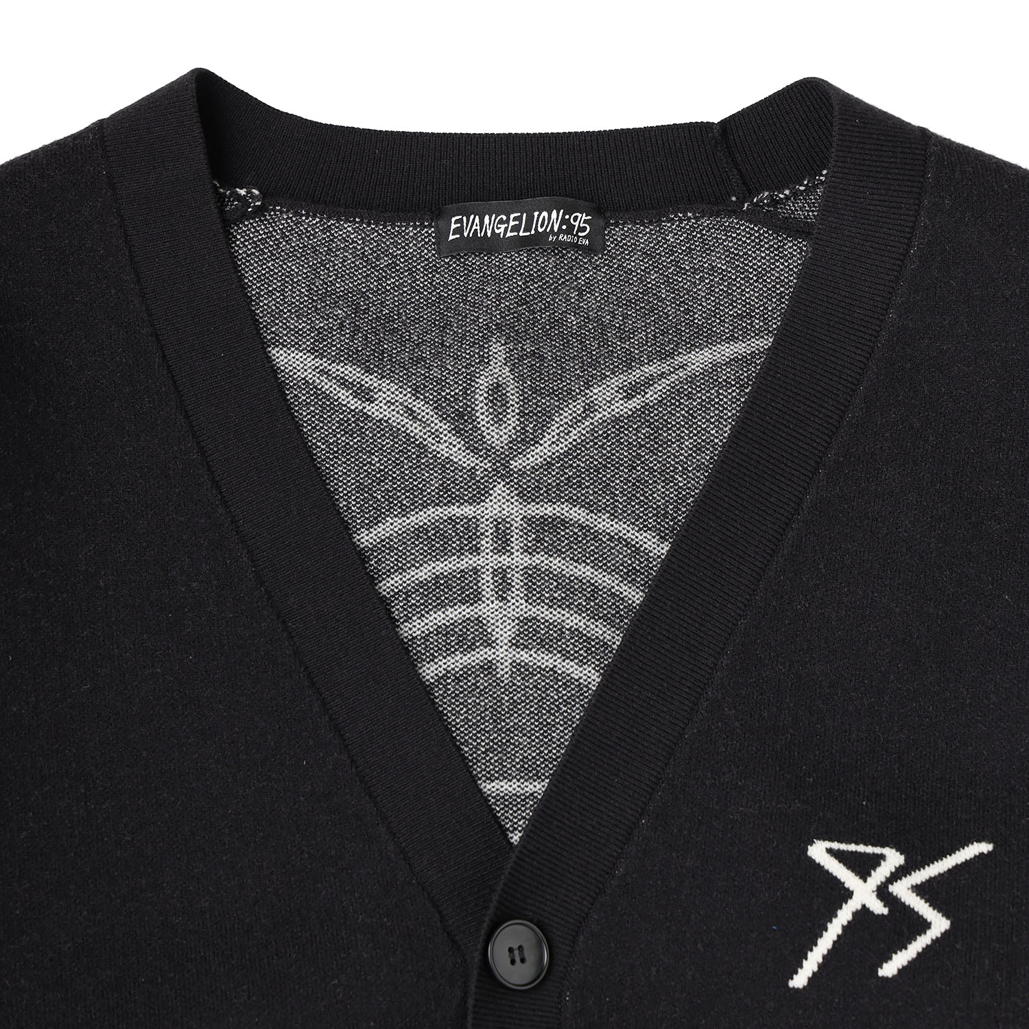 0006 Cardigan（BLACK） | KNIT / SWEATER | EVANGELION:95 Online Store