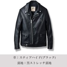 LJM-8TF タイトフィットフロントフラップ ライダースジャケット｜『666