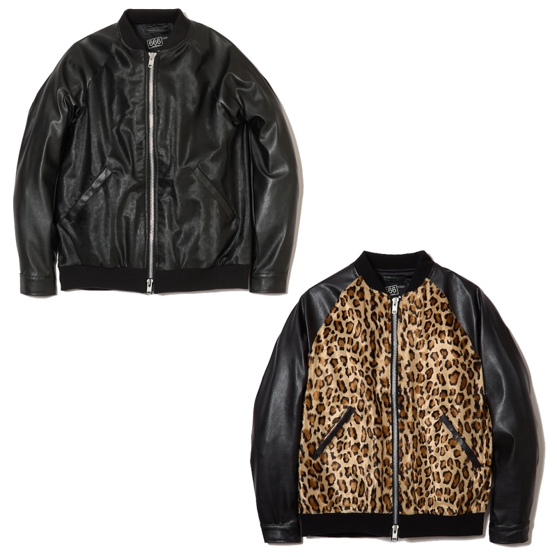NEW!!!【666 ORIGINAL】LEOPARD FAUX LEATHER JACKETが入荷しました！！
