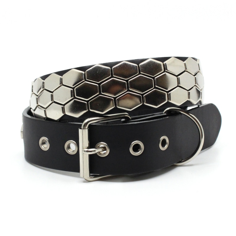 3連ヘキサゴンベルト｜『666』パンクロックファッションの通販