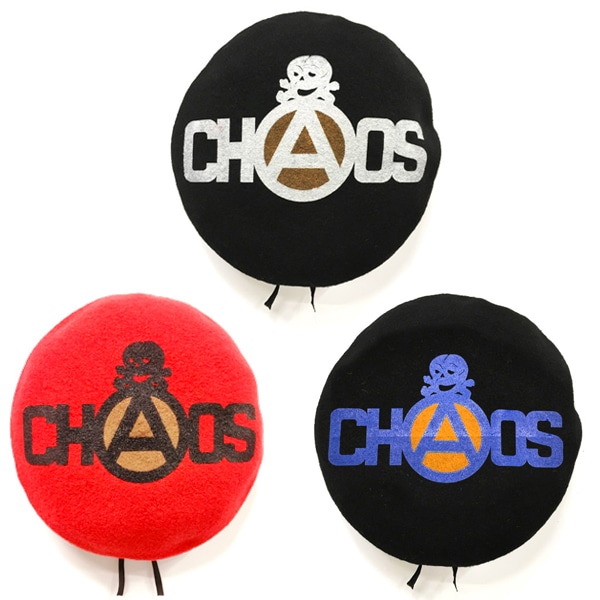 ベレー帽 CHAOS+SKULL(セディショナリーズ)｜『666』パンクロック