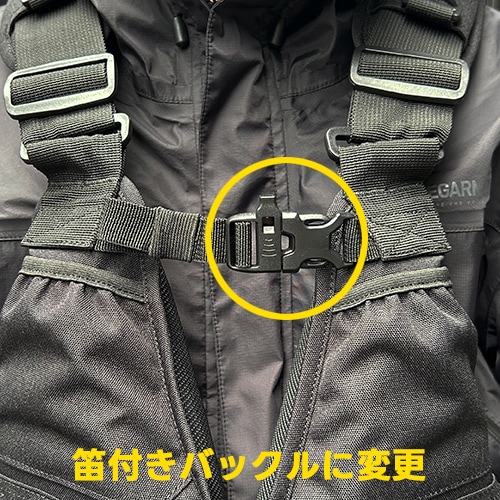 ネコポス不可】 fimoオリジナルライフジャケットver.4【ブラック