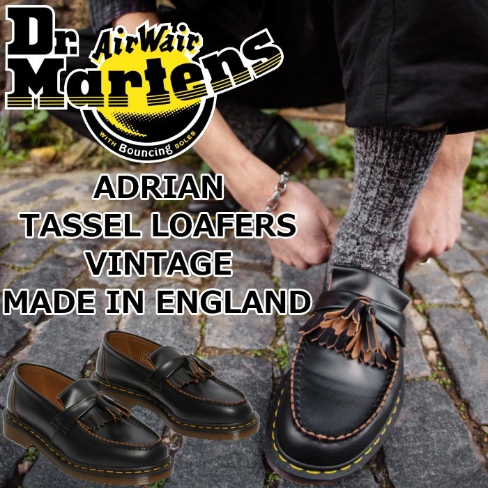 ドクターマーチン タッセルローファー 正規品 Dr.Martens ADRIAN