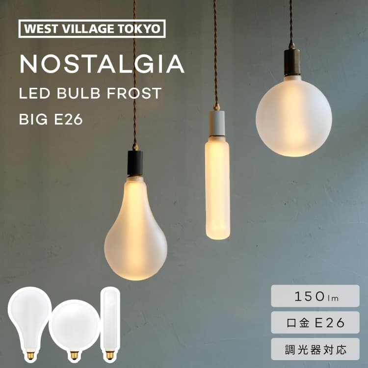 LED電球 NOSTALGIA LED BULB フロスト BIG ノスタルジアフロストビック