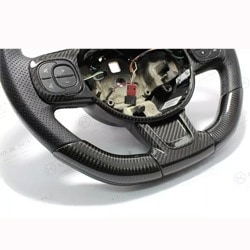 KOSHI FIAT/ABARTH 500 カーボンダッシュボードボタントリム｜ラテン車