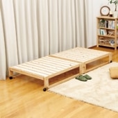 天然木すのこ折りたたみベッド シングル｜ファミリー・ライフ公式通販