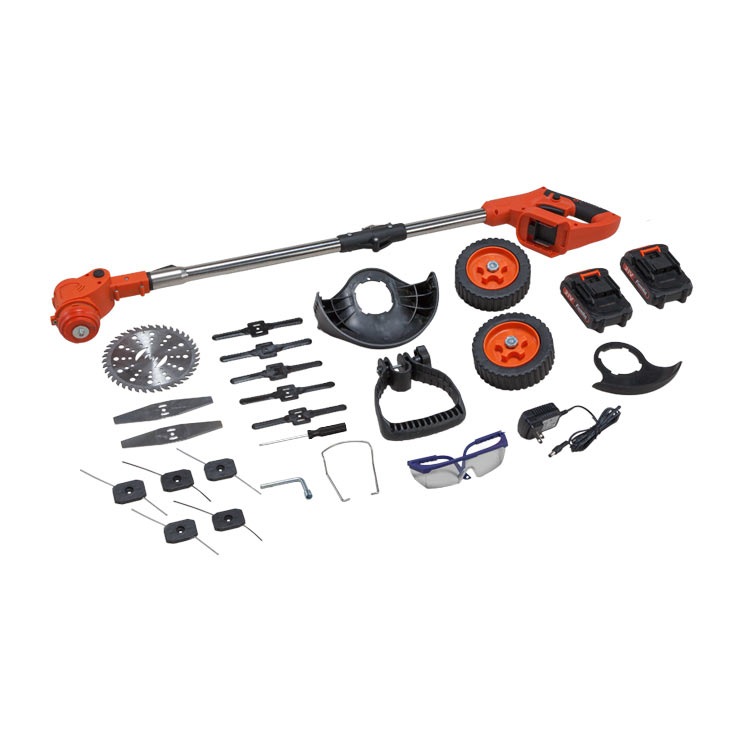 ファミラ 最新型充電式コードレス4WAY草刈り機 24点セット 予備