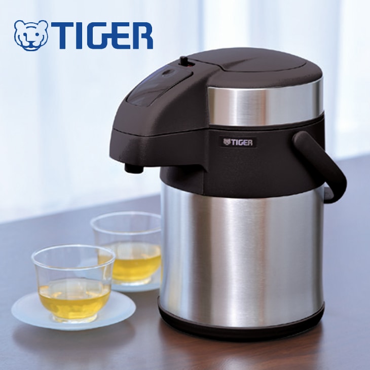 TIGER タイガー 魔法瓶 ステンレスエアーポット 2.2L｜ファミリー