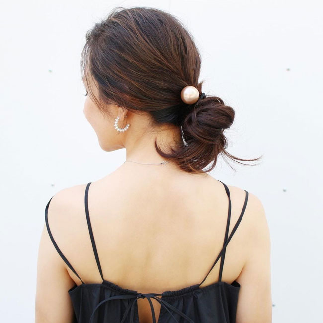 パール スパイラル スクリューピンL (ブロンズ/ゴールド) | フランス