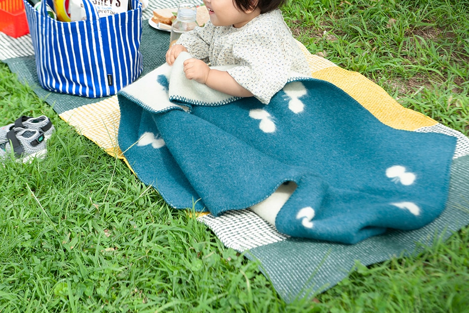 CHOUCHO ウールブランケット ミニ（クリッパン×ミナ ペルホネン