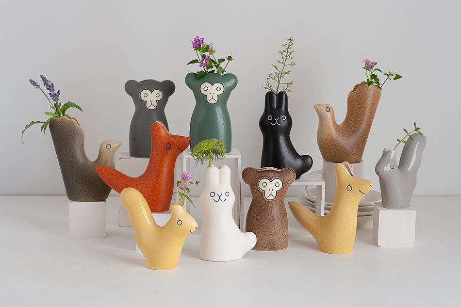 エンリトゥンヴァン／En Liten Van 花器（ケラミックステュディオン