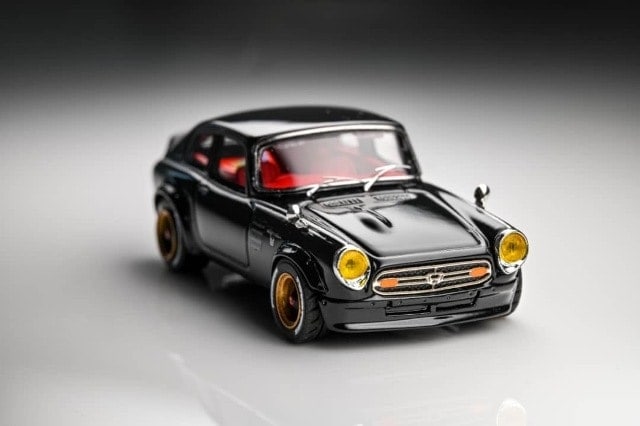 新品特価 YTM 1/64 ホンダ Honda S800 ブラック , Boost Gear ミニカー通販