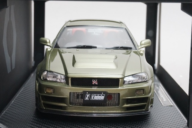 1/18 HPI 8907 日産 ニスモ R34 GT-R Zチューン ミレニアムジェイド