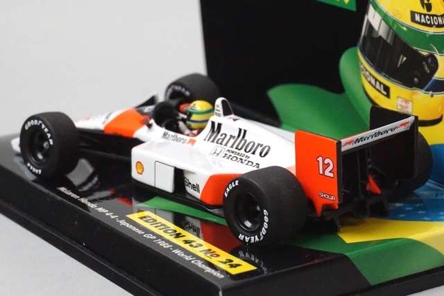 1/43 ミニチャンプス 540884392 マクラーレン ホンダ MP4-4 A.セナ