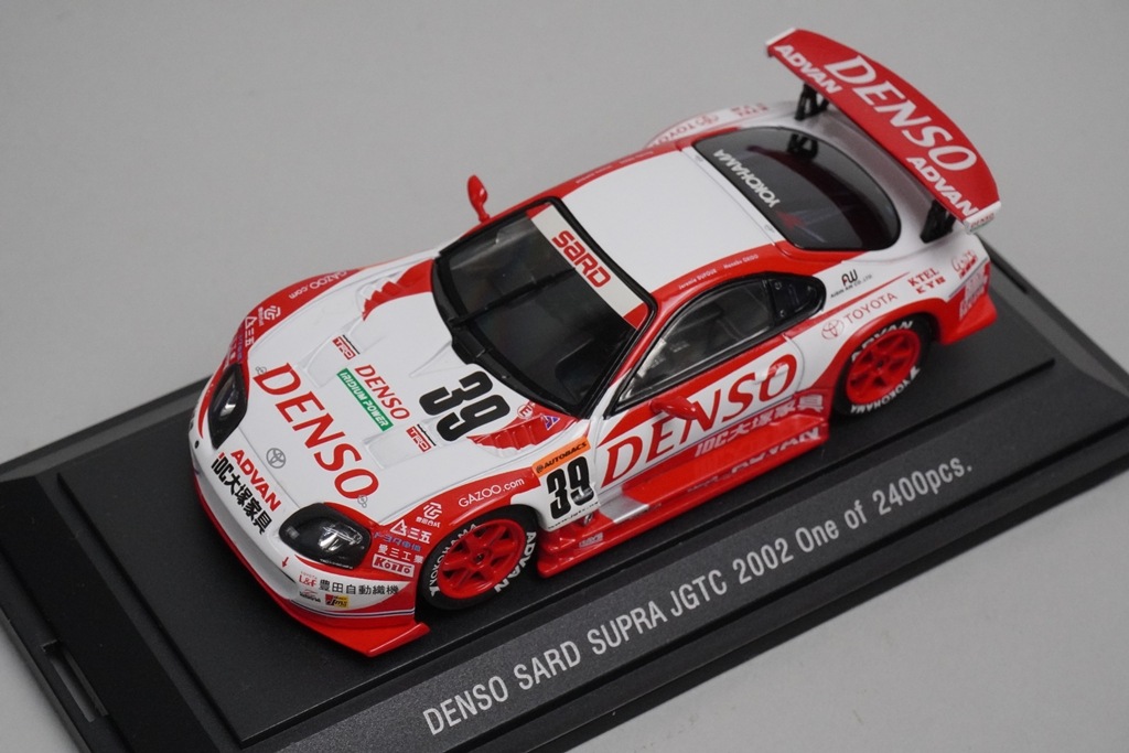 1/43 エブロ 43339 トヨタ デンソー サード スープラ JGTC 2002 #39
