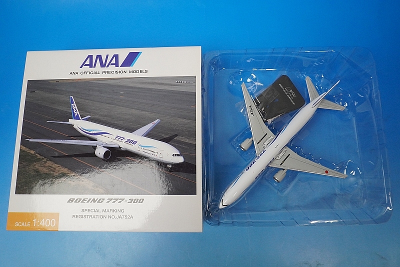 1/400 B777-300 ANA 風塗装 JA752A [NH40012] 全日空商事/中古