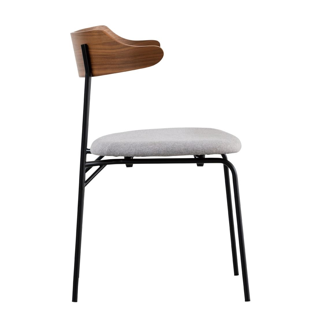 ダイニングチェア KAPELLⅢ(カペル3) 布座 グレーファブリック オーク