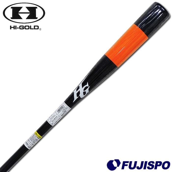 ハイゴールド(HI-GOLD) 短尺 木製 ノックバット 硬式 軟式 フィンガー