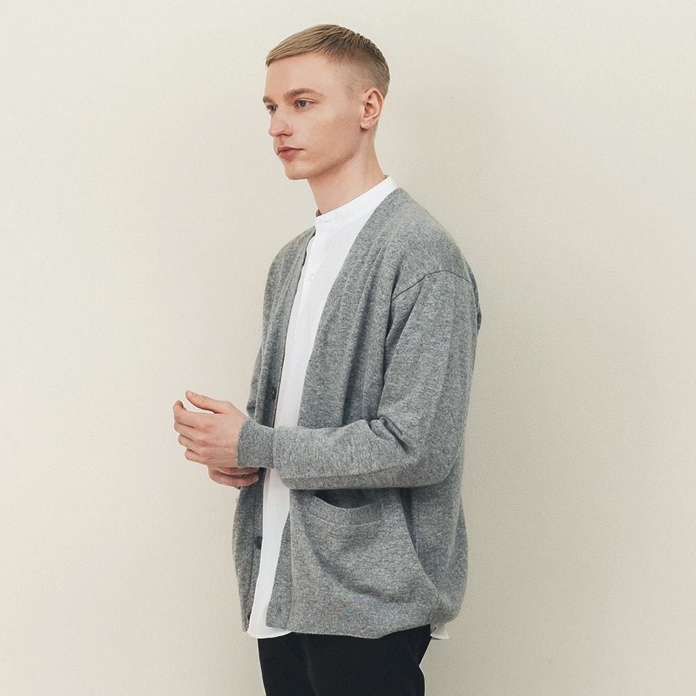 カシミヤ100％ Vネックカーディガン | Item,Knit | FUKAKINET