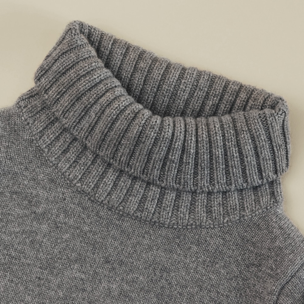 カシミヤ100％ ビッグタートルネック | Item,Knit | FUKAKINET