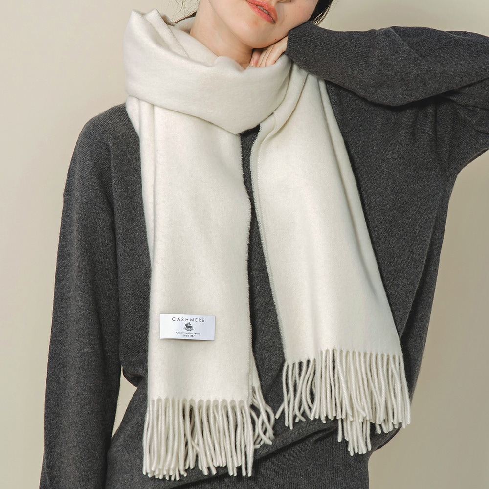 無染色カシミヤ100％ ストール | Item,Stole | FUKAKINET