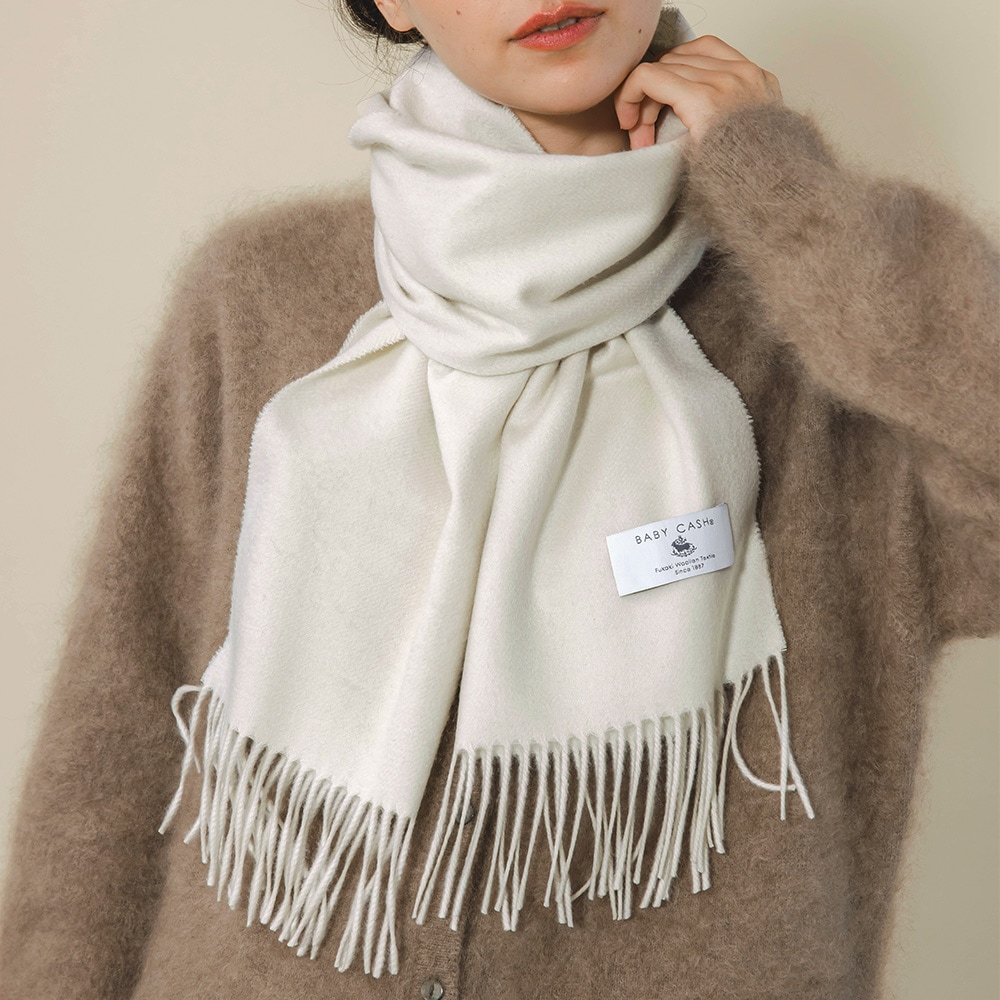 ベビーキャッシュ100％ ウェーブマフラー | Item,Muffler | FUKAKINET