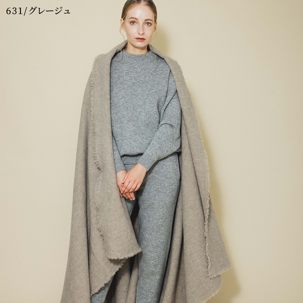 カシミヤ100％ 手仕上げブランケット | Blanket | FUKAKINET
