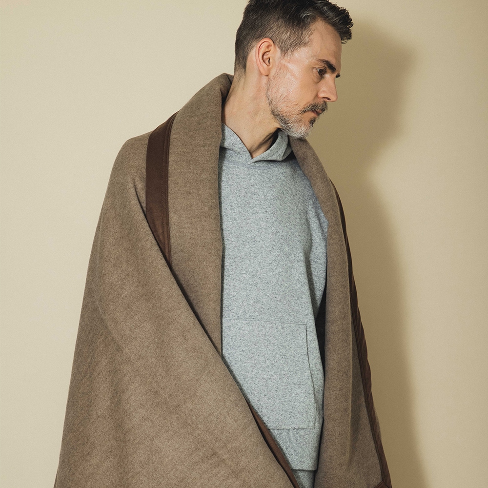 カシミヤ100％ ブランケット 461/コルク | Blanket | FUKAKINET
