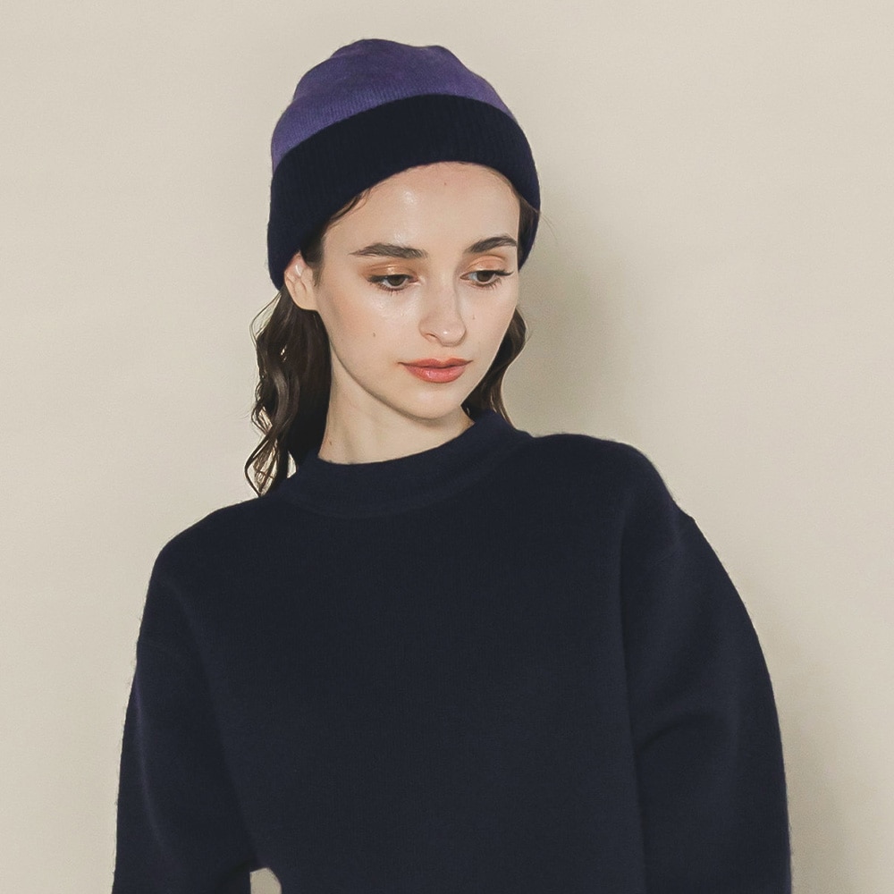 カシミヤ100％ リバーシブルニットキャップ | Other | FUKAKINET