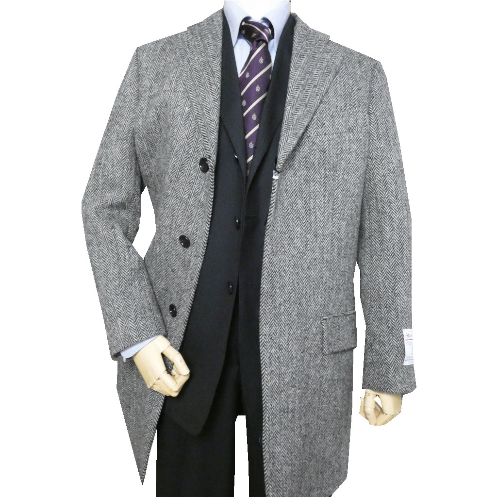 ハリスツイード コート メンズ 秋冬 オックスフォードクラシック