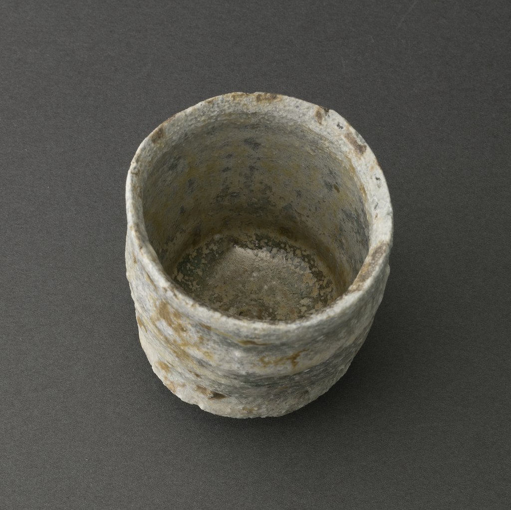 信楽窯変ぐい呑（古谷和也）Shigaraki Sake Cup（Kazuya Furutani