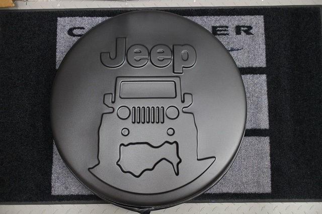 07y－ ジープ ラングラー 純正 スペアタイヤカバー 【Jeep & 車両