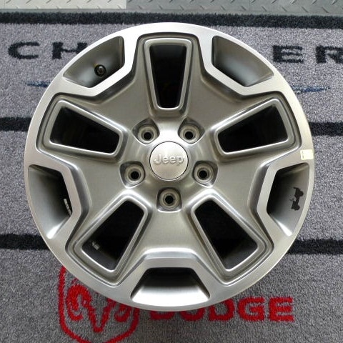 07y－ ジープ ラングラー ルビコン 純正 17インチホイール 【ガンメタ