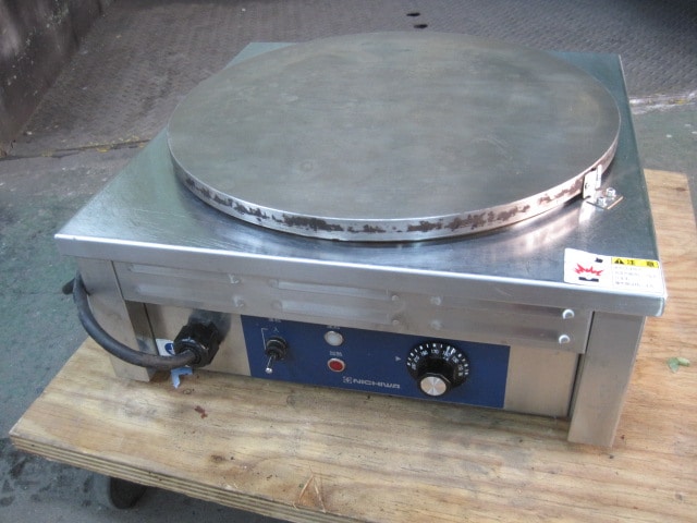 中古】ニチワ クレープ焼器 CM-410HW 単相200V｜2020年製 ｜中古厨房