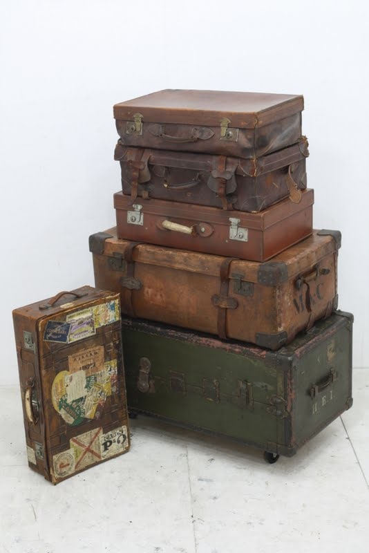 トランク 革 各種 | 倫敦商会,アンティーク雑貨,トランク | ANTIKAと