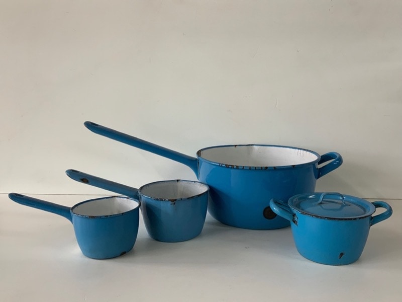 琺瑯 片手鍋・ココット／ブルー各種 | VINTAGE MUSEUM,北欧 その他