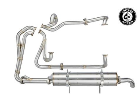 国内取寄】VINTAGE SPEED ステンレススポーツマフラー フルキット