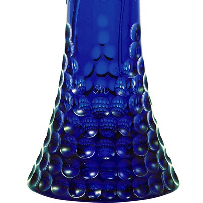 マイセンクリスタル 色被せ花瓶｢タンポポの綿毛｣ FL/1322/30B