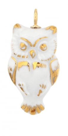 マイセン ペンダント ゴールド フクロウ (ハーフ) MPJ20FAG2305