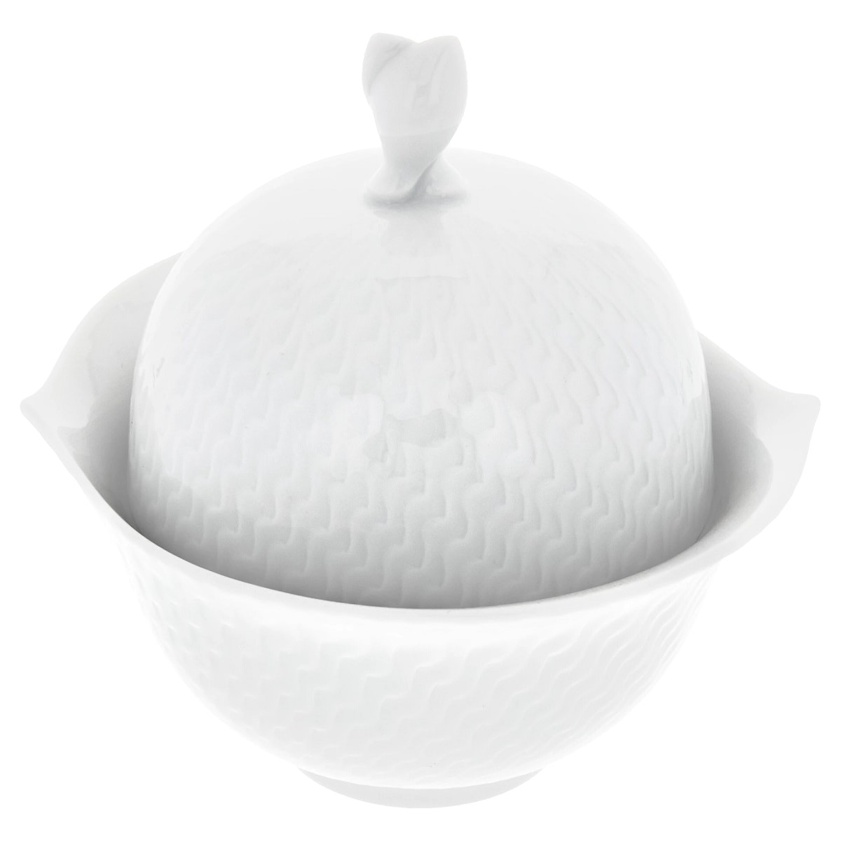 マイセン 波の戯れ ホワイト シュガーポット 000000/29824 | 波の戯れ