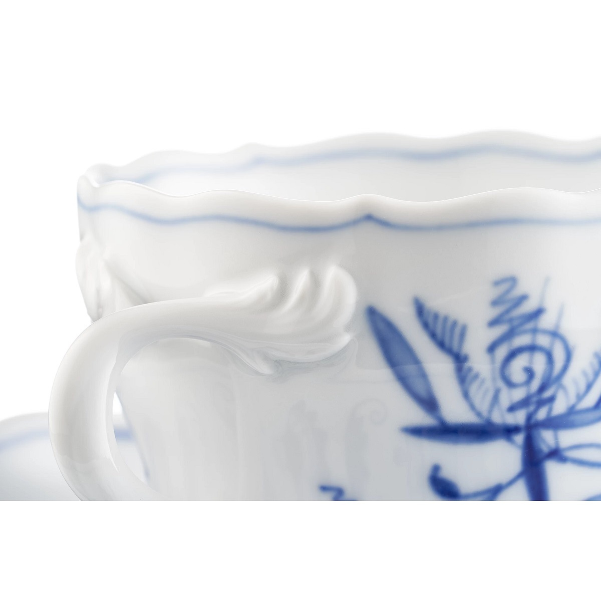 マイセン ブルーオニオン ティー/コーヒー兼用カップ＆ソーサー 800101