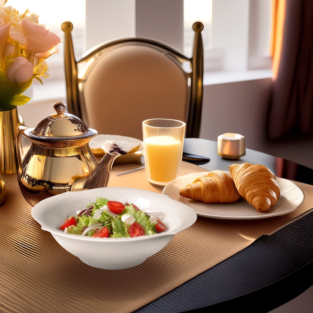 マイセン 波の戯れ ホワイト ボウル 27cm 000000/29441 | 波の戯れ