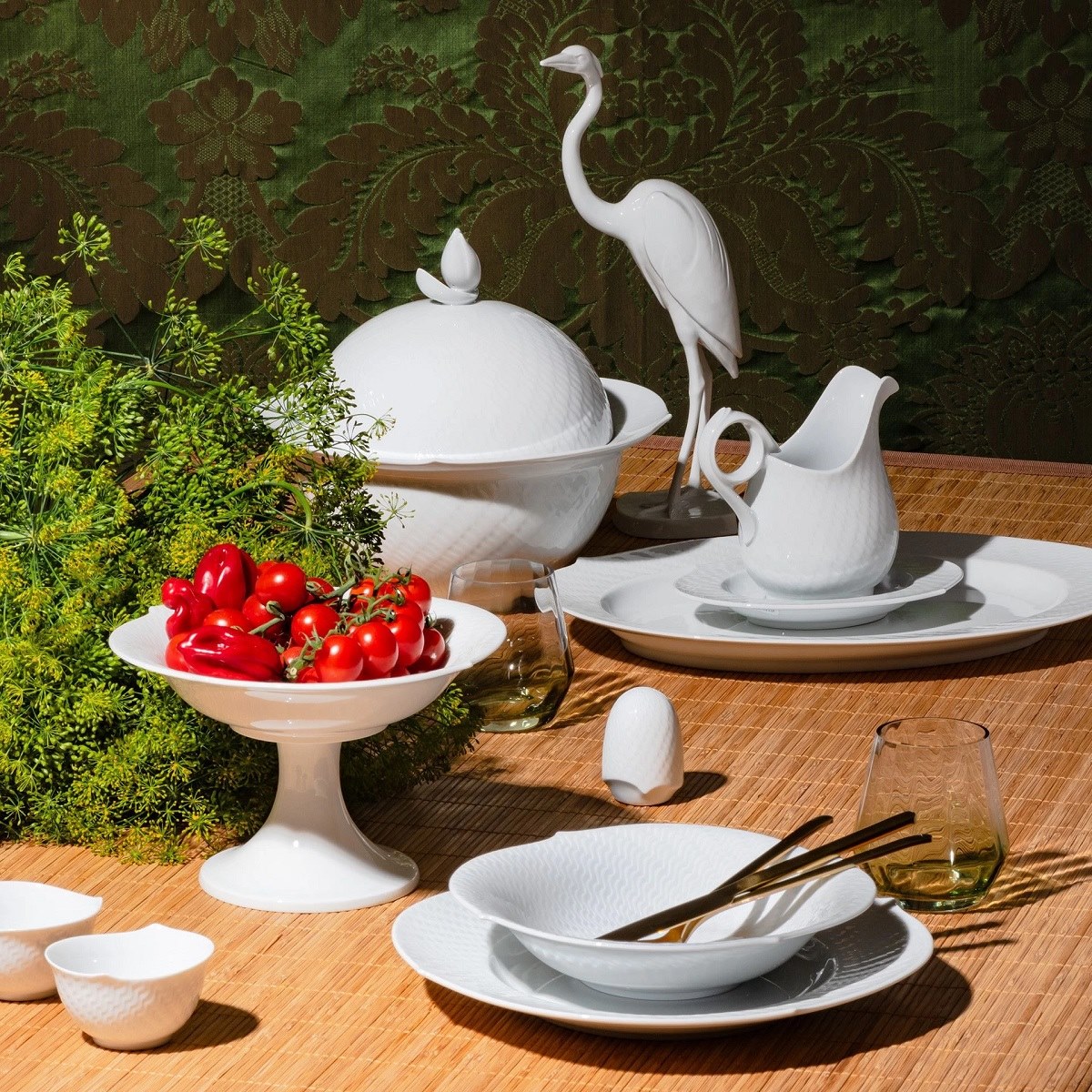 マイセン 波の戯れ ホワイト プラター 000000/29509 | 波の戯れ